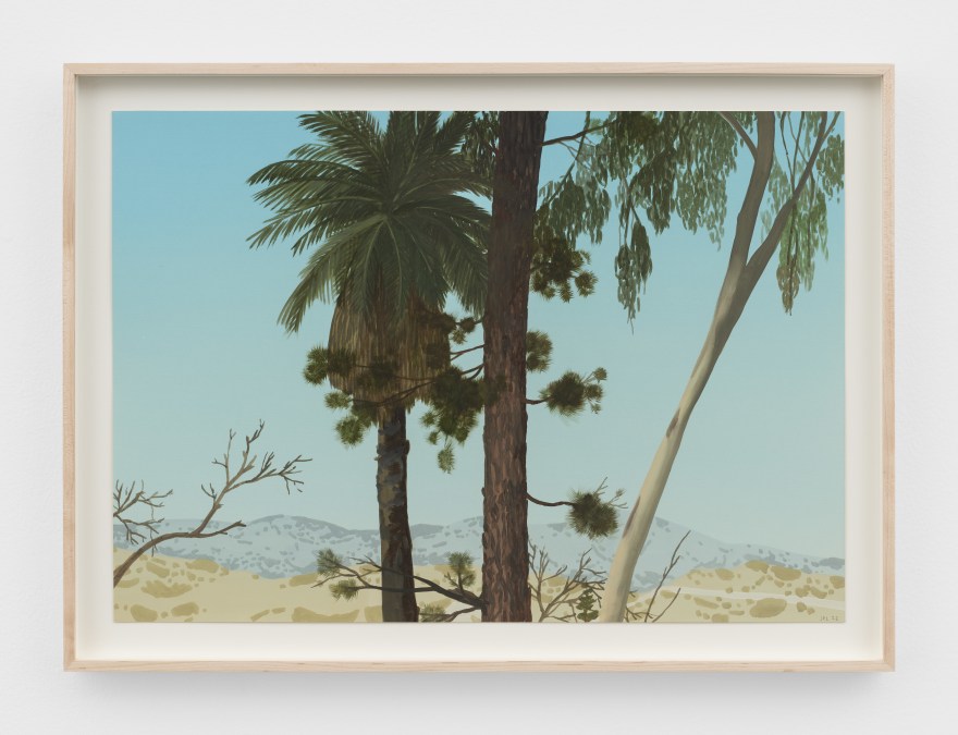 Jake Longstreth Untitled, 2022 Oil on paper 16 1/2 x 22 1/2 in (framed) 41.9 x 57.1 cm (framed) (JLO22.018)