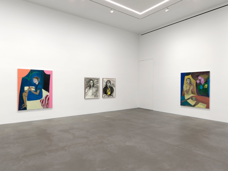 Installation view of M&ograve;nica Subid&eacute;, I don't walk, I fly, Nino Mier Gallery, SoHo, January 9 &ndash; February 8, 2025