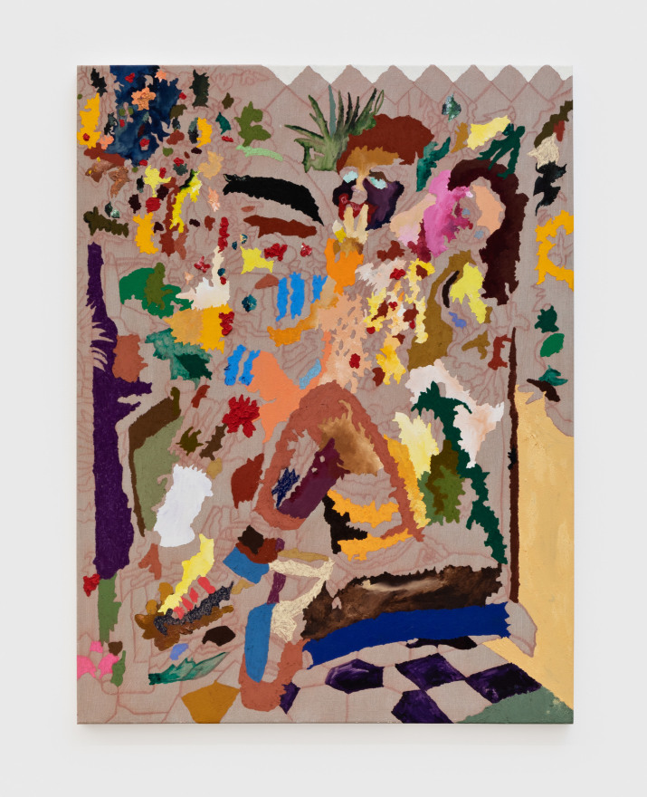 Cindy Phenix Nurtures Empathy, 2020 Oil and pastel on linen 48 x 36 in 121.9 x 91.4 cm (CP20.027)