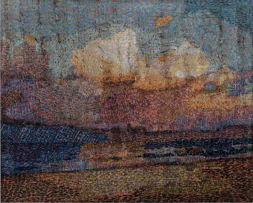 Gregory Hodge May Evening, 2025 Acrylic on linen 63 x 78 3/4 in 160 x 200 cm (GHO25.019)