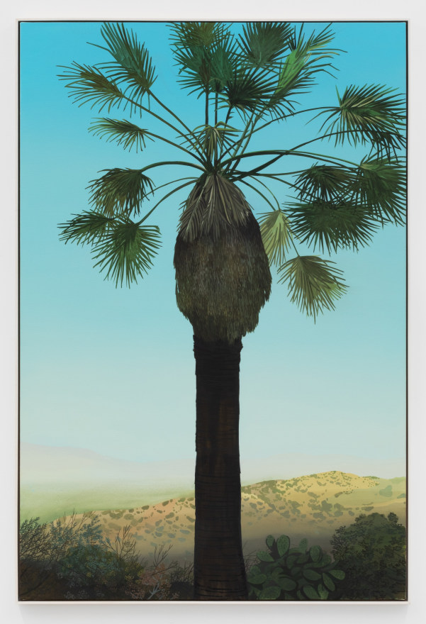 Jake Longstreth, In Glendale (Palm 3) , 2020. Oil on muslin, 60 x 40 in, 152.4 x 101.6 cm (JLO20.018)