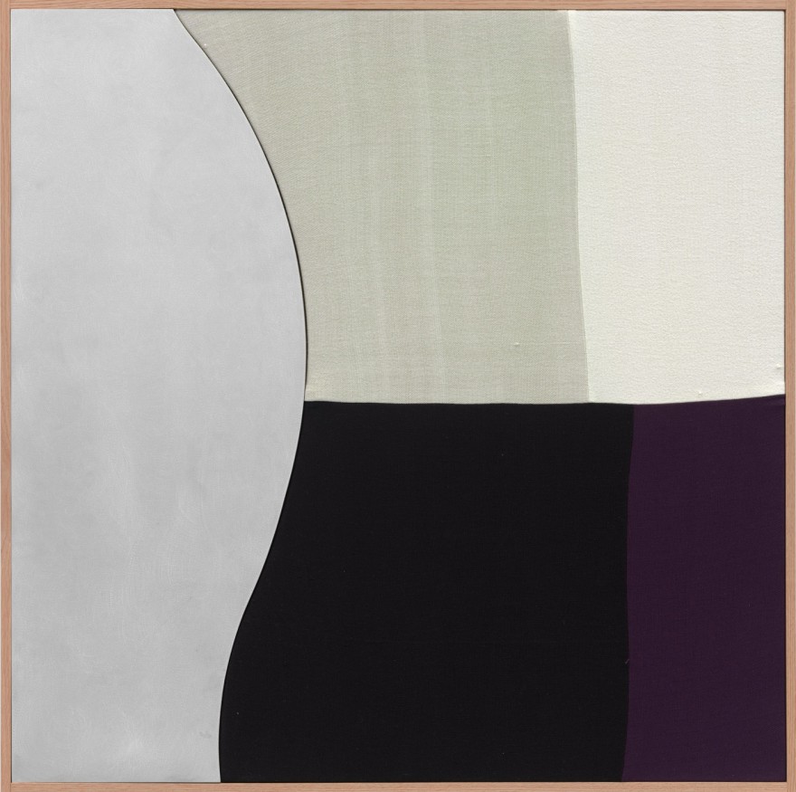 Ethan Cook Snatched, 2023 Hand woven cotton and aluminum 40 x 40 in 101.6 x 101.6 cm (ECO23.044)