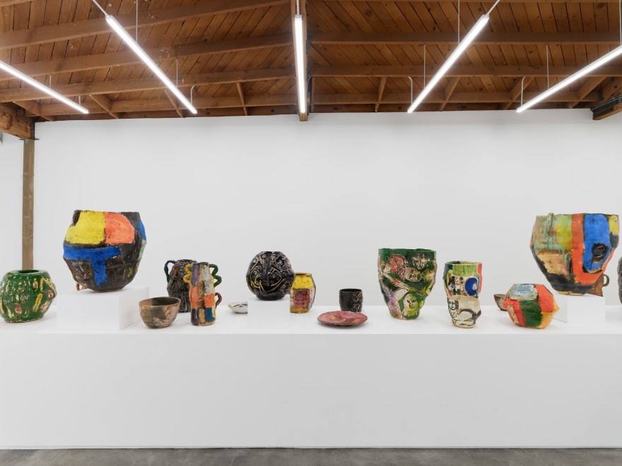 Installation view of Roger Herman, Keramik, (February 11 - March 11, 2023). Nino Mier Gallery One, Los Angeles.