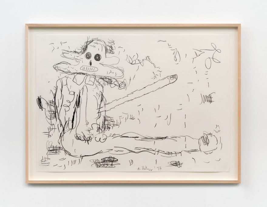 Andr&eacute; Butzer Untitled, 2017 Pencil on paper 23 1/4 x 33 1/8 in (paper size) 59 x 84 cm (paper size) (AB17.065)