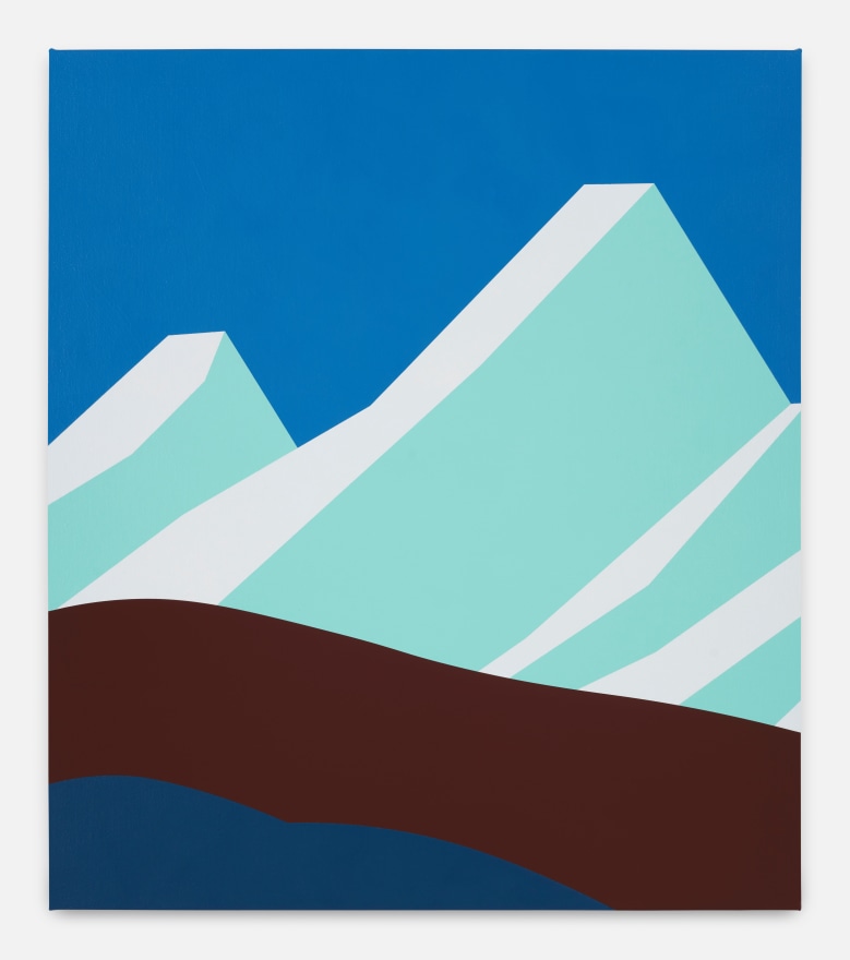 Thomas Wachholz Big Blue, 2022 Red phosphorus and acrylic on canvas 31 1/2 x 27 1/2 in 80 x 70 cm (TWA22.041)