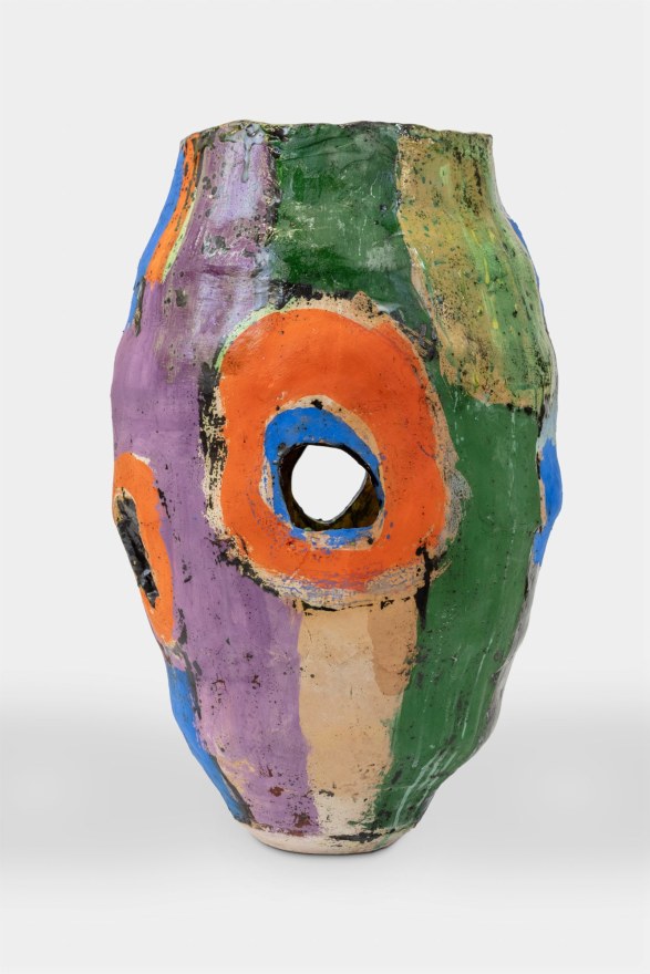 Roger Herman Untitled, 2022 Glazed ceramic 28 x 16 x 15 in 71.1 x 40.6 x 38.1 cm (ROH23.032)