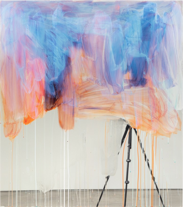 Peter Bonde NOT YET TITLED, 2021 Acrylic on mirror foil 51 1/8 x 45 1/4 in 130 x 115 cm (PB21.018)