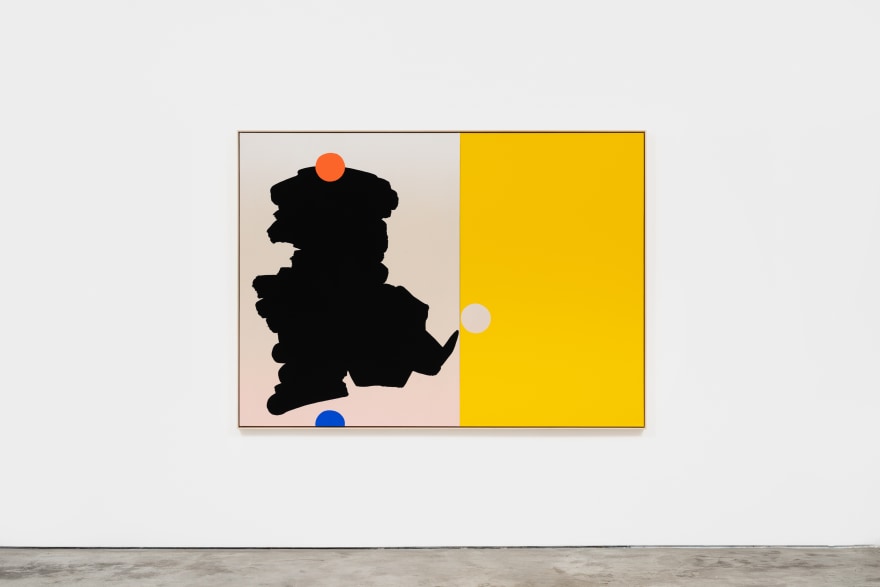 Cornelia Baltes Sko, 2022 Acrylic on canvas Panel (A) 63 x 47 1/4 x 1 1/8 in; 160 x 120 x 3 cm Panel (B) 63 x 39 3/8 x 1 1/8 in; 160 x 100 x 3 cm (CBA22.011)