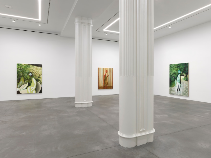 Installation View of Jonathan Wateridge, Afterparty, (September 6 - October 21, 2023). Nino Mier Gallery, New York Soho