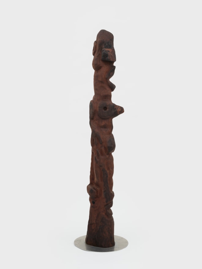 Casey McCafferty Claro Walnut Totem for Totum, 2021 Claro walnut&nbsp; 93 x 24 x 24 in 236.2 x 61 x 61 cm (CMC22.018)