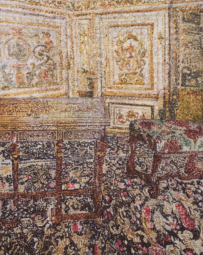 Gregory Hodge Interior, 2025 Acrylic on linen 78 3/4 x 63 in 200 x 160 cm (GHO25.012)
