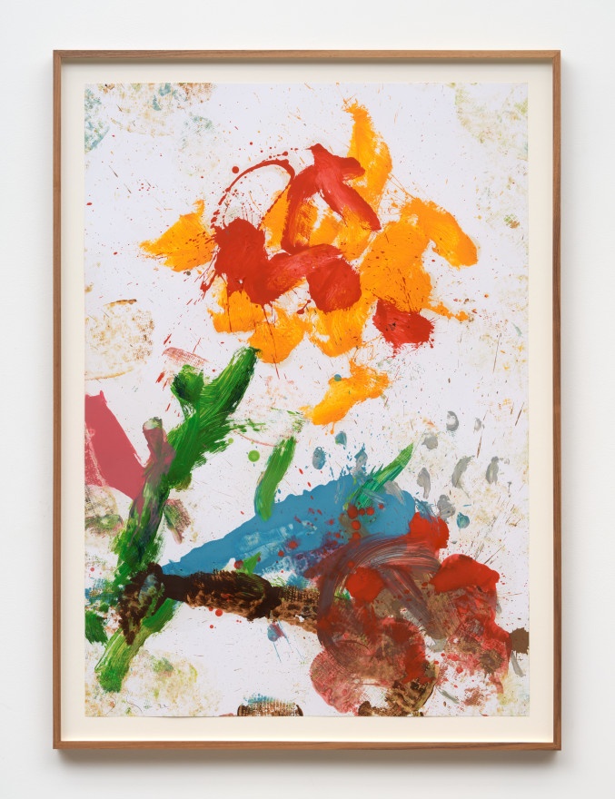Jorge Galindo Sacromonte 25, 2022 Oil on paper 43 1/4 x 31 1/2 in (framed) 109.9 x 80 cm (framed) (JGA22.098)
