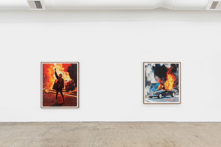 Installation View of Conrad Ru&iacute;z, Wild hearts can&rsquo;t be broken (August 7&ndash; September 11, 2021) Nino Mier Gallery, Los Angeles, CA