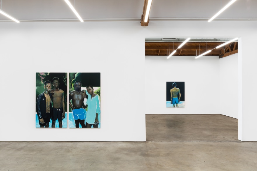 Installation View of Jonathan Wateridge: Inland Water (February 16-March 17, 2021) Nino Mier Gallery, Los Angeles, CA