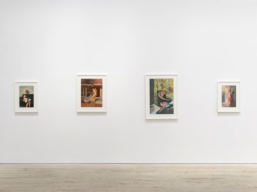 Installation view of Jonathan Wateridge, Works on Paper, Nino Mier Gallery, Tribeca, September 5 &ndash; October 18, 2025