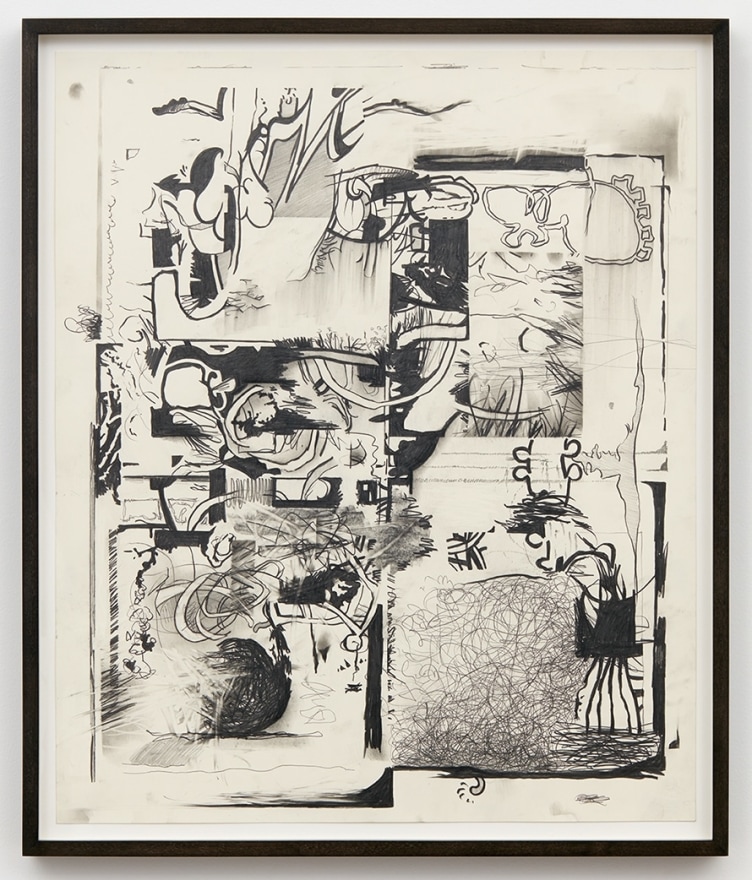 Jan-Ole Schiemann, Osc Mix (series), 2015, Graphite on paper, 19.7 x 15.7 inches (50 x 40 cm), JS15.030