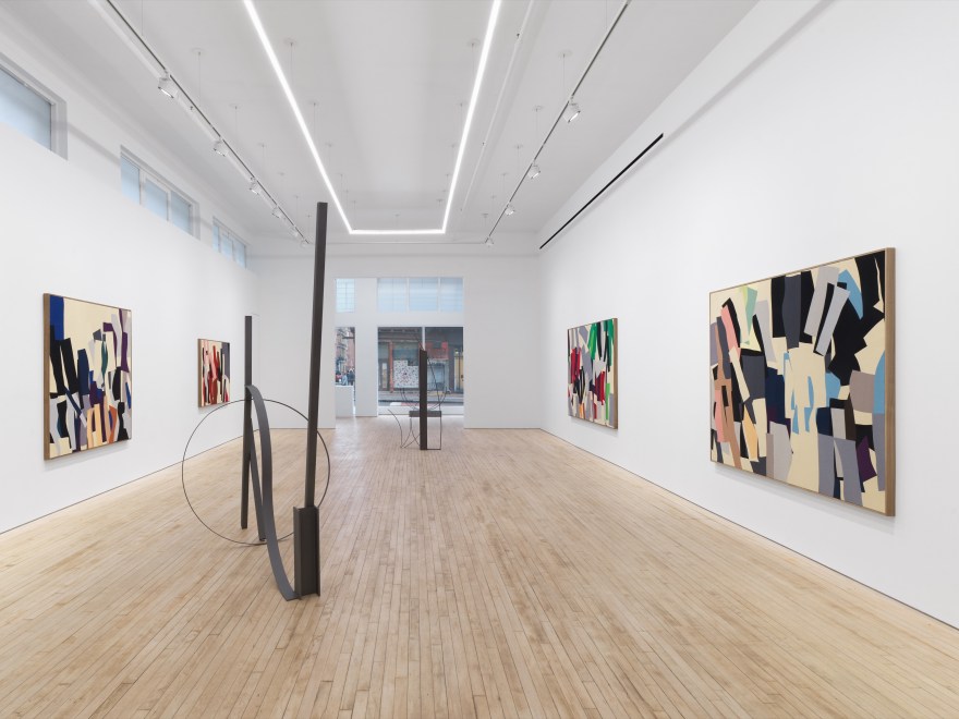 Installation view of Ethan Cook, Free Hand, Nino Mier Gallery, Tribeca, April 4 &ndash; May 9, 2025