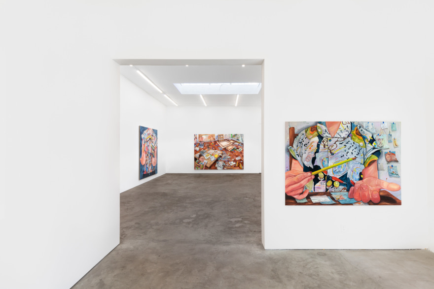 Installation View 3 of Rebecca Ness: Pieces of Mind (July 10&ndash;August 31, 2020). Nino Mier Gallery, Los Angeles, CA