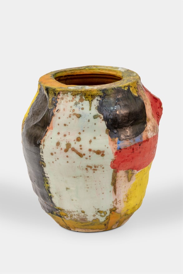 Roger Herman Untitled, 2022 Glazed ceramic 13 1/2 x 12 x 11 3/4 in 34.3 x 30.5 x 29.8 cm (ROH23.024)