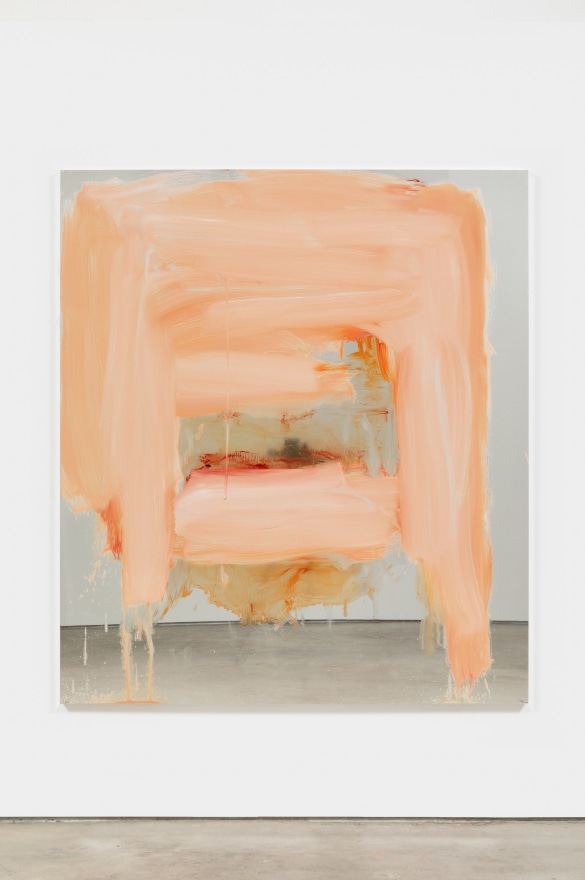 Peter Bonde UNTITLED (NUMBER TWO), 2021 Oil on mirror foil 63 x 55 1/8 in 160 x 140 cm (PB21.015)