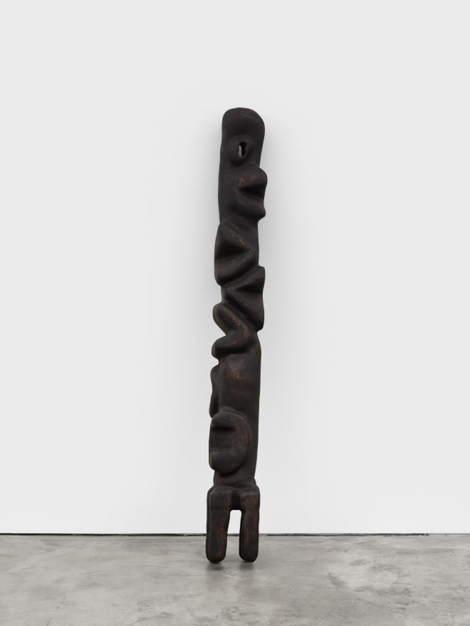 Casey McCafferty Leaning Sculpture 2, 2022 Doug fir 72 x 8 x 8 in 182.9 x 20.3 x 20.3 cm (CMC22.017)
