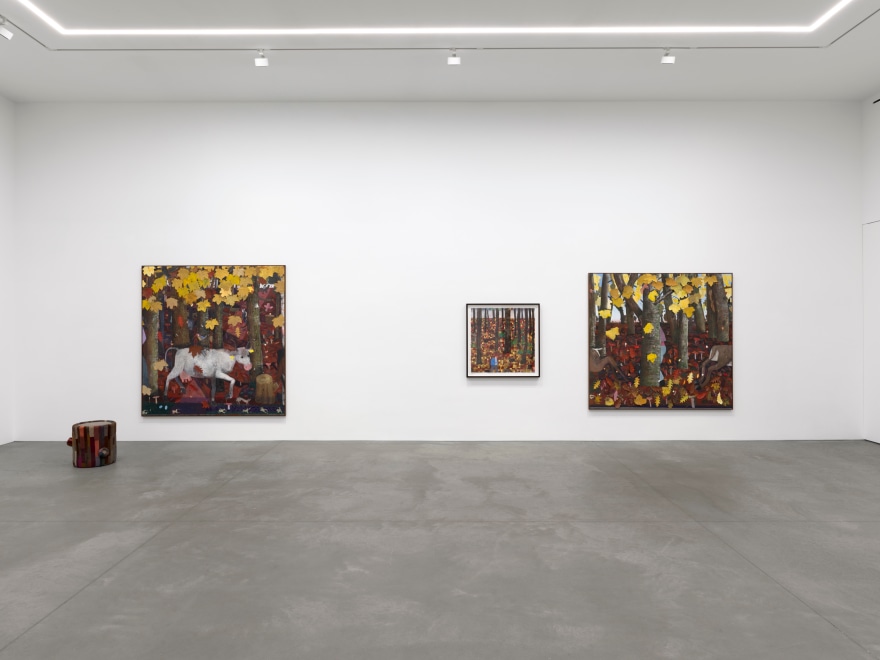 Installation view of Pieter Jennes,&nbsp;Bird Tales, Nino Mier Gallery, 62 Crosby, September 7 &ndash; October 12, 2024