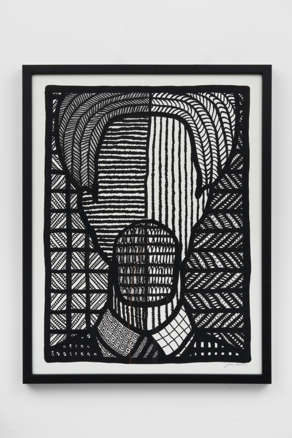 Jos&eacute; Lerma Claudio, 2025 Acrylic on polypropylene sheet 26 3/4 x 20 7/8 in (framed) 68 x 53 cm (framed) (JLE25.012)
