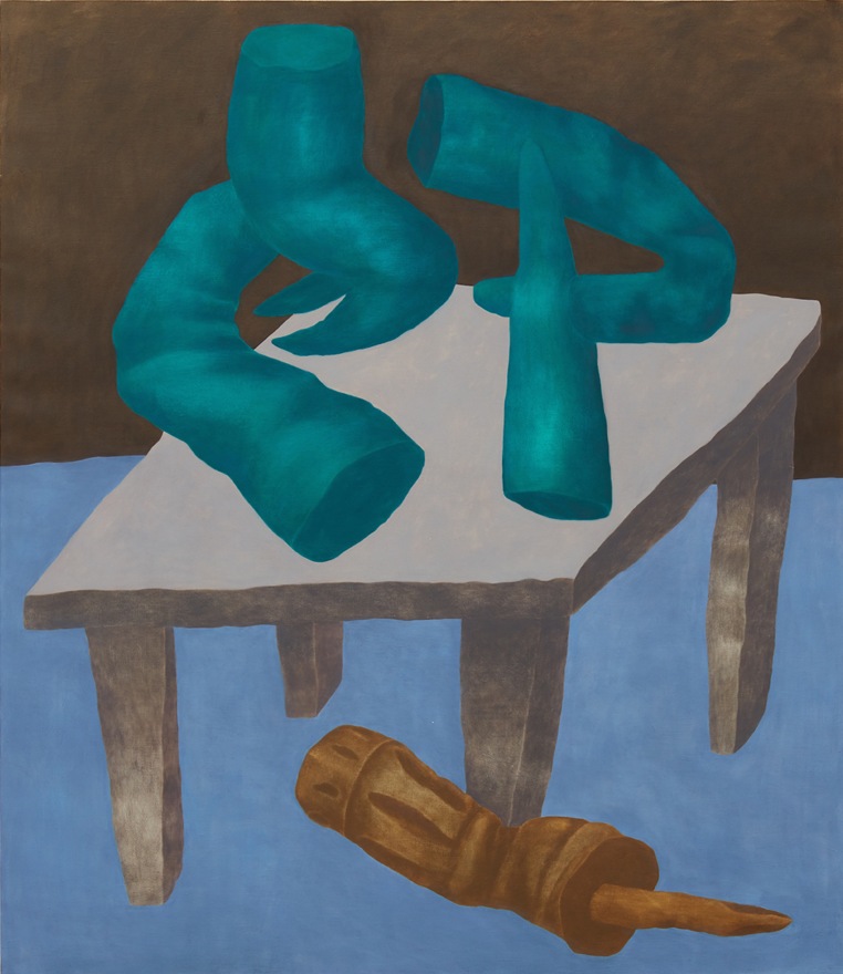 Ginny Casey Twisted Tools, 2017 Oil on linen 75 x 65 in 190.5 x 165.1 cm (GC17.016)