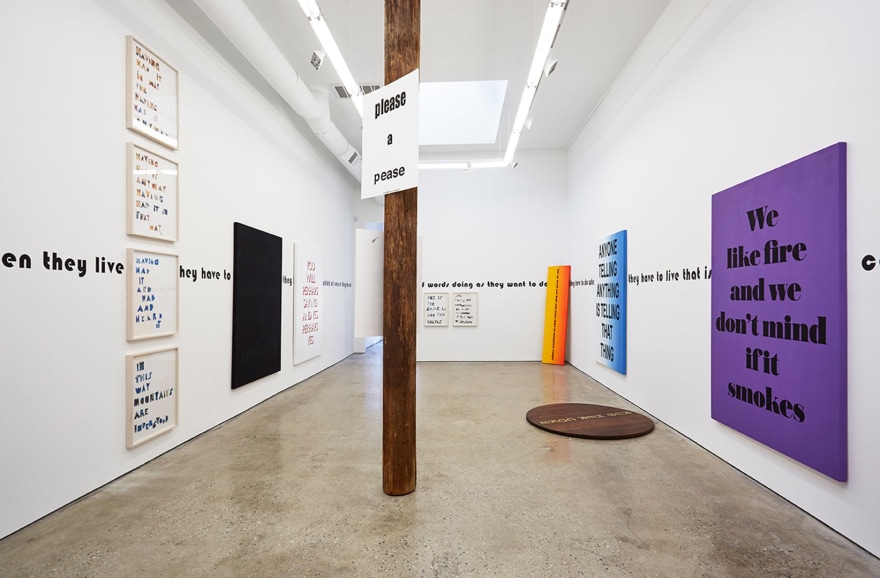 Installation View 5 of Eve Fowler the difference is spreading (May 22&ndash;July 3, 2015). Nino Mier Gallery, Los Angeles, CA