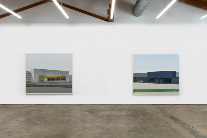 Installation View of &quot;Peach Tree Drive&quot;, and &quot;Homestead Avenue&quot;