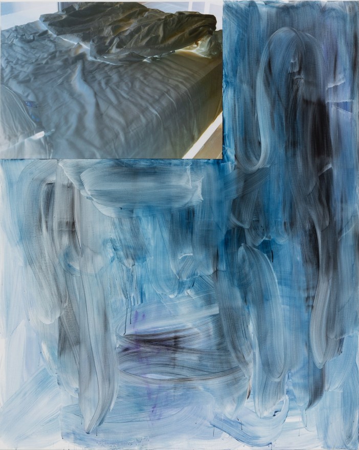 Peter Bonde BED, 2021 Oil on canvas 78 3/4 x 63 in 200 x 160 cm (PB21.001)