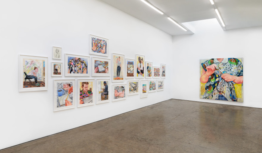 Installation View 1 of Rebecca Ness: Pieces of Mind (July 10&ndash;August 31, 2020). Nino Mier Gallery, Los Angeles, CA