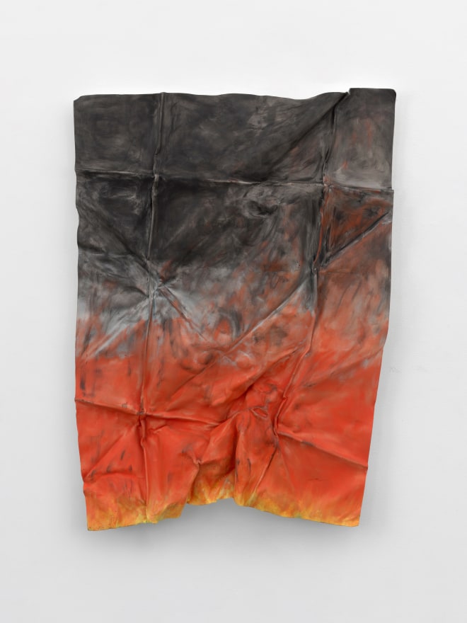 Anna Fasshauer Flag, 2024 Aluminum and lacquer 48 3/8 x 36 5/8 x 3 1/8 in 123 x 93 x 8 cm (AFA24.003)