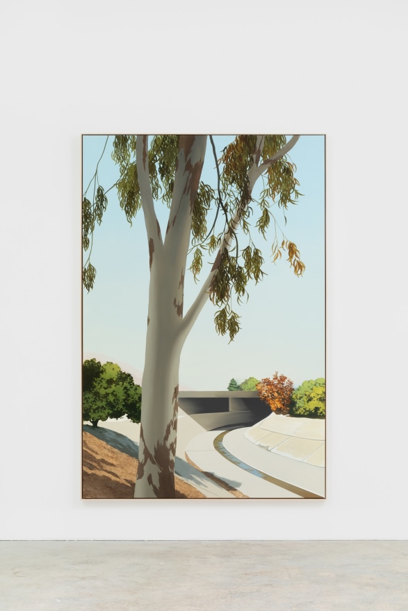 Jake Longstreth Arroyo, South Pasadena, 2021 Oil on muslin 87 x 55 in 221 x 139.7 cm (JLO21.005)