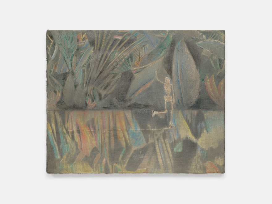Marin Majic Passing, 2021 Colored pencil, oil color, marble dust on linen 11 x 14 in 27.9 x 35.6 cm (MMA21.061)