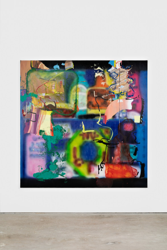 Antwan Horfee It Doesn't Grow That Way, 2021 Acrylic on canvas 78 3/4 x 78 3/4 in 200 x 200 cm (HOR21.004)