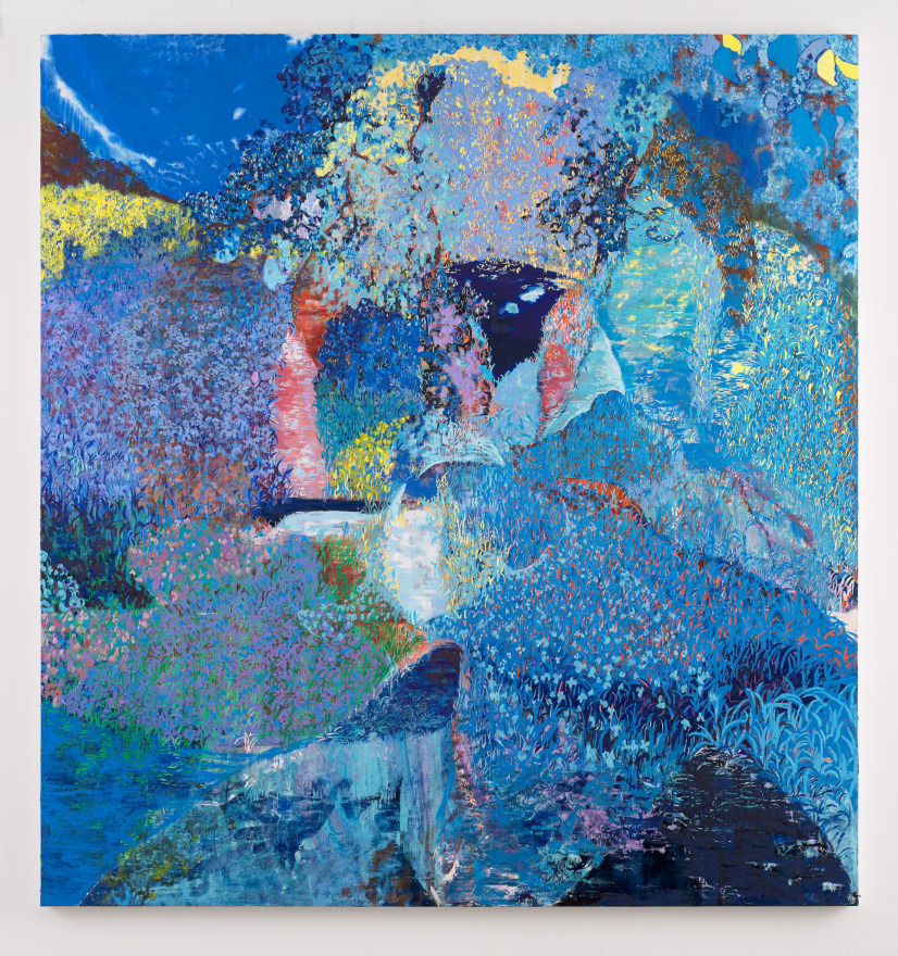 Connie Harrison Brittle Lapping, 2025 Signed, titled, and dated on verso Oil and wax on panel 63 x 59 in 160 x 150 cm (CHA25.002)
