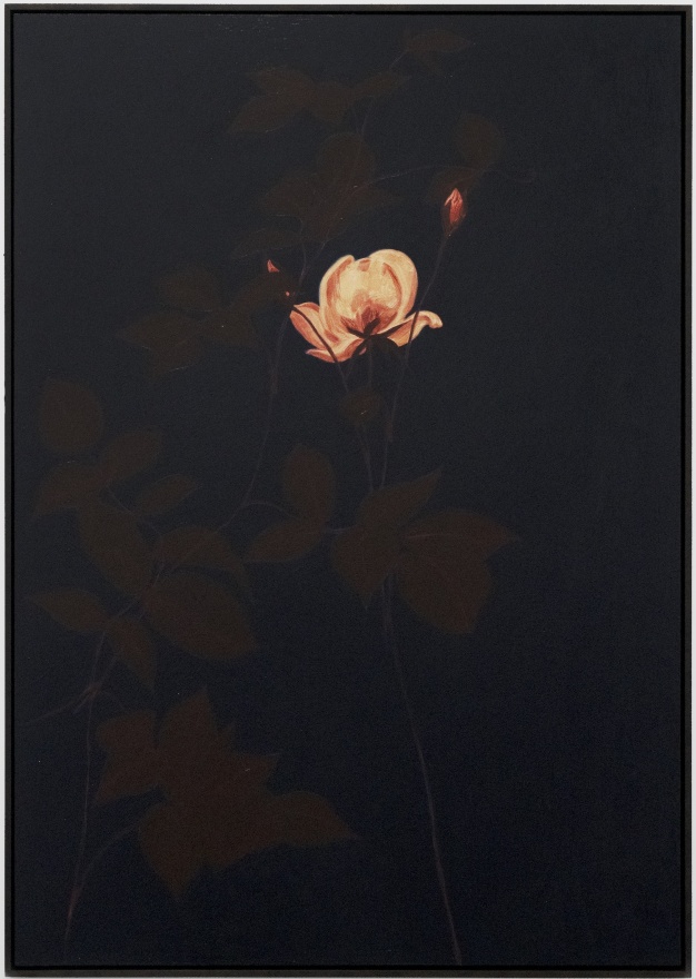 Alexandria Tarver nights, 91, 2025 Signed, titled, dated on verso Oil on panel 48 3/8 x 36 3/8 in (framed) 122.9 x 92.4 cm (framed) (ATA25.025)