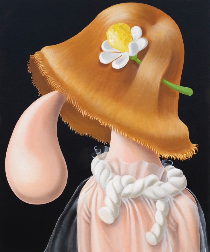 Louise Bonnet, The Daisy, 2016. Oil on canvas, 60 x 72 inches, 152.4 x 182.9 cm (LB16.029)