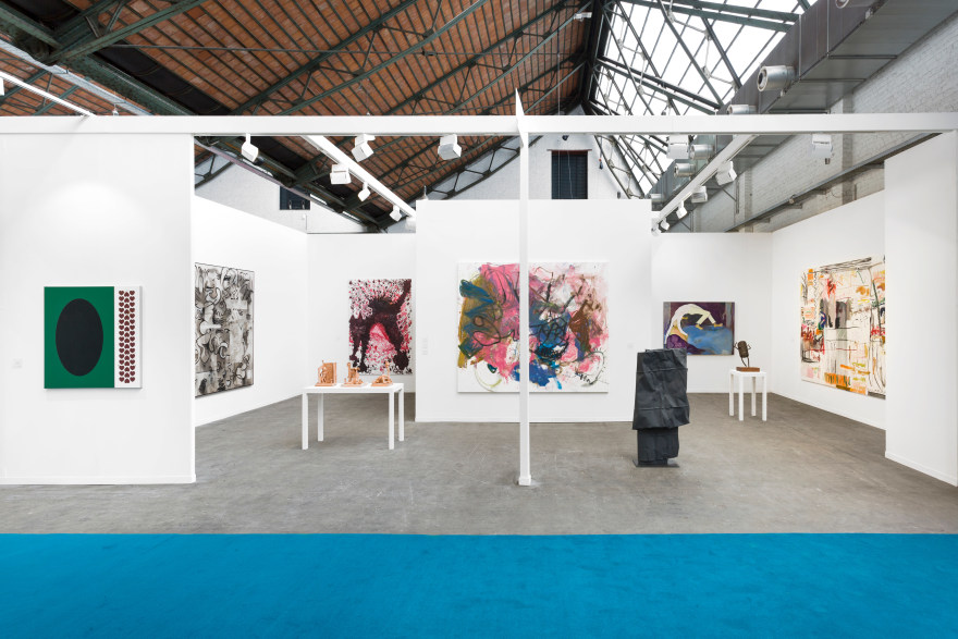 Art Brussels 2019, Wide installation view of the entire booth