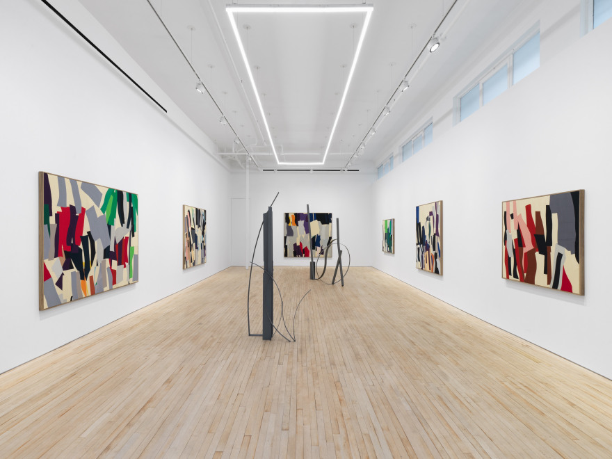 Installation view of Ethan Cook, Free Hand, Nino Mier Gallery, Tribeca, April 4 &ndash; May 9, 2025