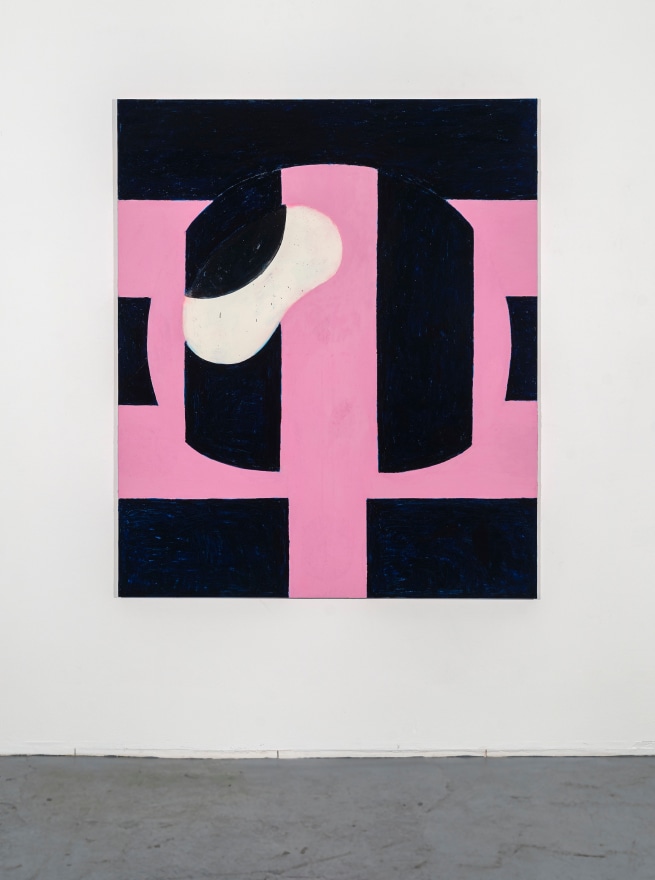 Nel Aerts Untitled, 2022 Oil, spray paint on canvas 74 3/4 x 63 in 190 x 160 cm (NAE22.018)