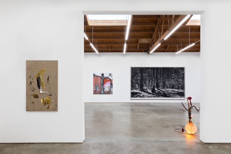 Some Trees, Organized by Christian Malycha, 2019, Nino Mier Gallery, Los Angeles, Installation view into Secondary Room