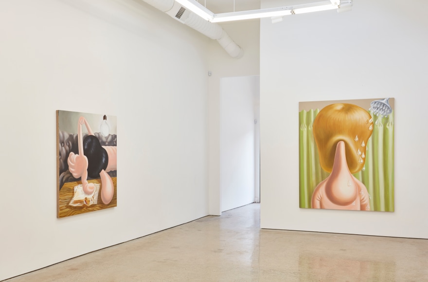 Installation view 3 of Louise Bonnet: Paintings (April 23 &ndash; June 4, 2016), Nino Mier Gallery, Los Angeles