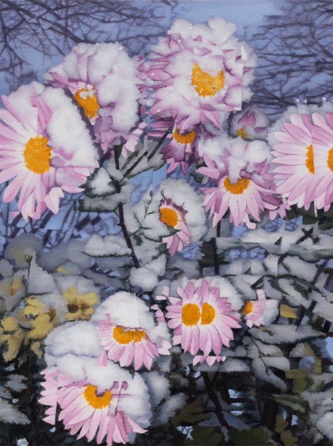 Nathan Ritterpusch Flower #22, 2023 Oil on canvas 48 x 36 in 121.9 x 91.4 cm (NRI23.002)