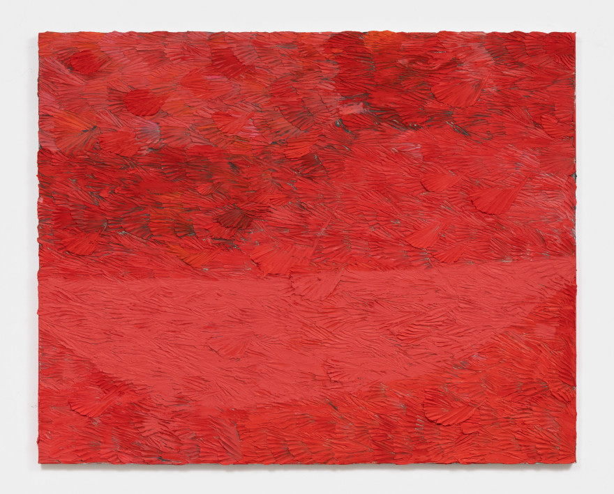 Dashiell Manley longer boats (red spaceship), 2021 Oil on linen 48 x 60 in 121.9 x 152.4 cm (DMA21.012)
