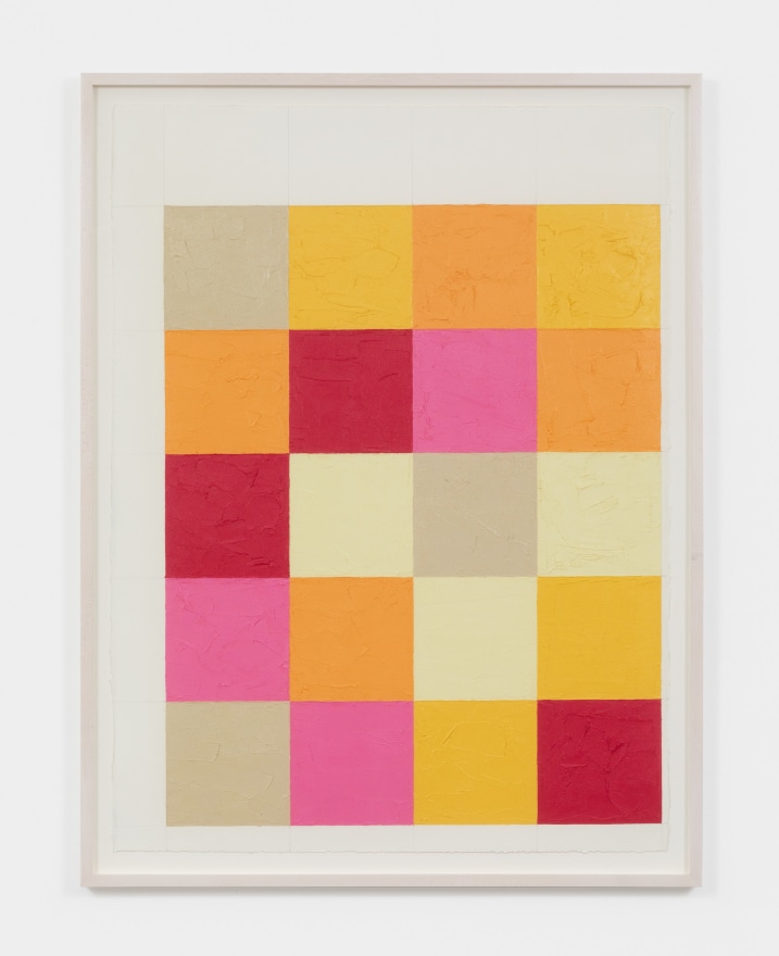 Dashiell Manley grid, 2021 Oil stick on paper 22 x 30 in 55.9 x 76.2 cm (DMA21.016)
