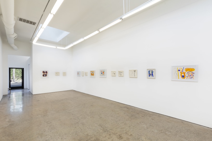 Installation view 7 of Roger Hilton, Curated by Kenny Schachter (January 18-28, 2020) at Nino Mier Gallery, Los Angeles