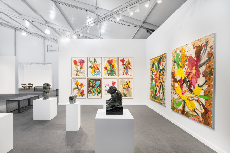 Installation view of FRIEZE LA 2023, Nino Mier Gallery | Booth E15 (February 16-19, 2023)