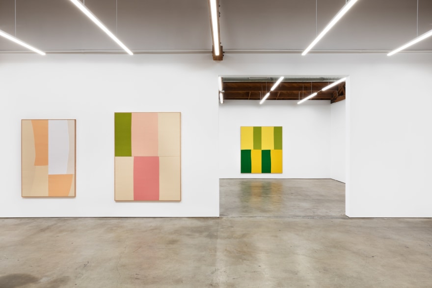 Installation View of Ethan Cook: Arenas (October 24&ndash;November 21, 2020). Nino Mier Gallery, Los Angeles, CA